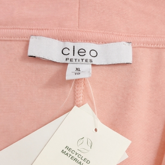 Cleo | Blush Pink Sequin Trim Cardigan NWT - Picture 6 of 9